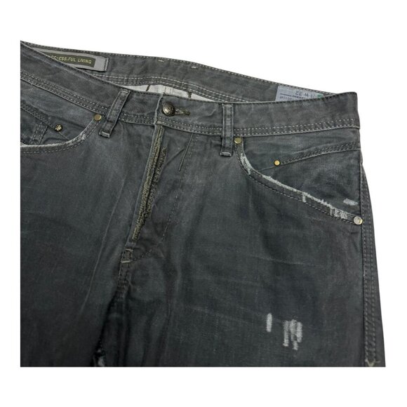 DIESEL BELTHER Green Made in Italy Designer Slim Straight Denim Pant Jeans 32x32 - Picture 6 of 9